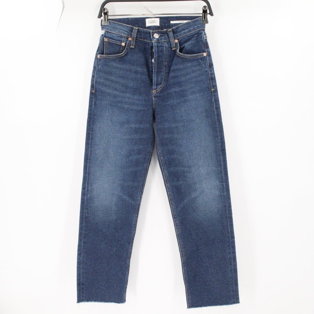 Citizens of Humanity Jeans Women 24 Premium Vintage Florence Straight Button Fly